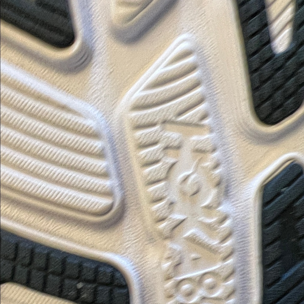 FREE SHIPPING - HOKA Grey, white, blue Running Shoes with pink lettering of HOKA - Picture 6 of 6